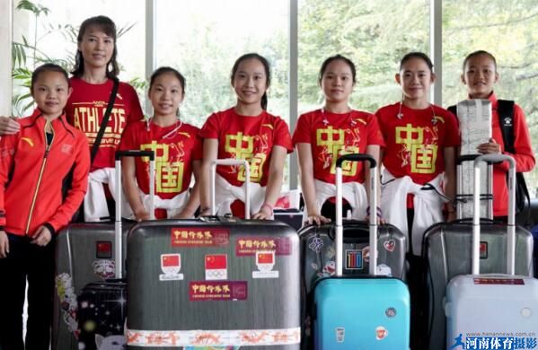 锻炼新人考察对手——中国体操队出征世锦赛