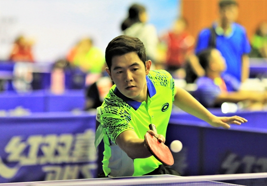 河南省第十三届运动会乒乓球社会组青壮组男、女单打比赛结束