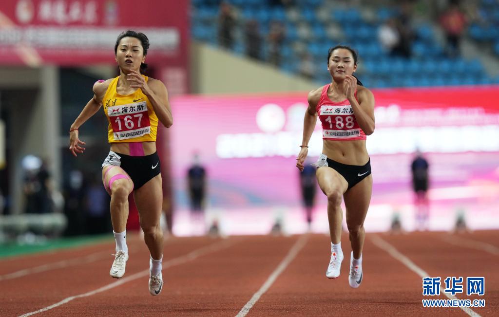 2021年全国冠军赛：葛曼棋夺得女子100米冠军