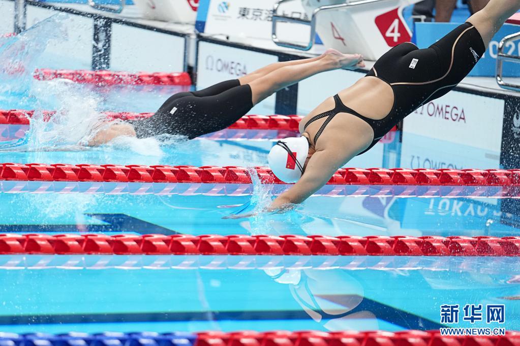 游泳：蒋裕燕获女子100米自由泳S7级季军