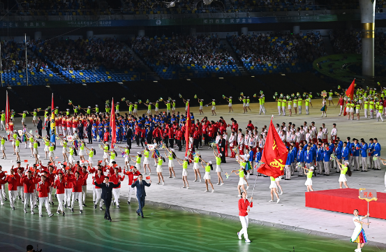 第十四届全国运动会开幕式在西安举行