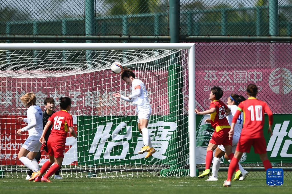 女超联赛：河南建业女足对阵上海农商银行