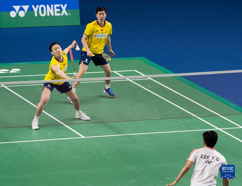 羽毛球——韩国大师赛：中国组合刘成/张楠止步首轮
