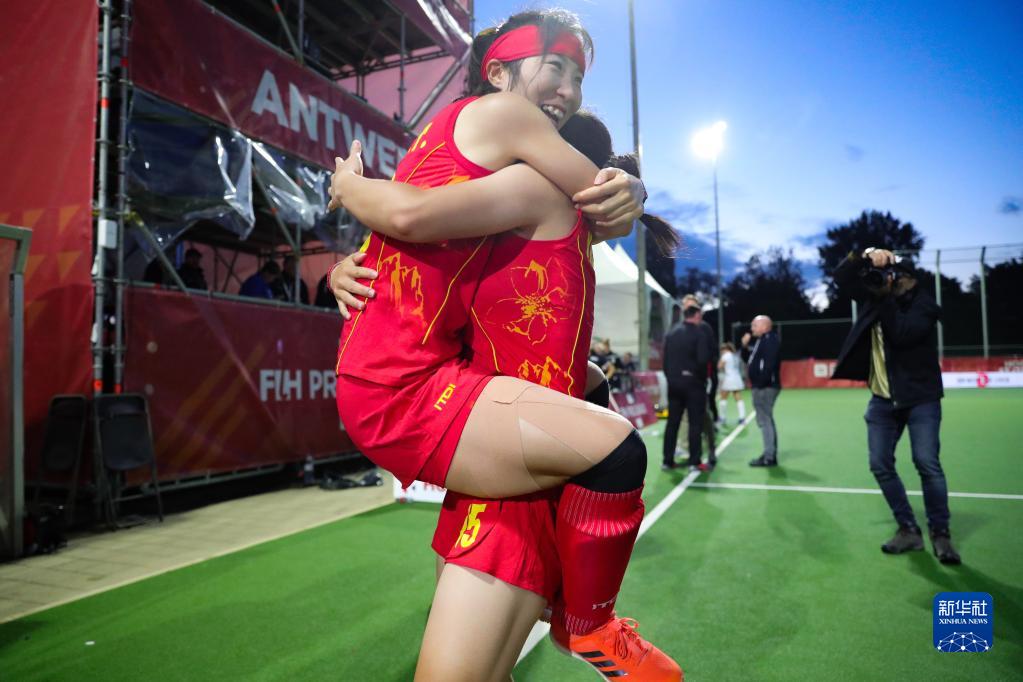 曲棍球——世界超级联赛：中国女曲胜比利时女曲