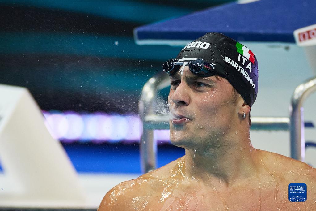 游泳世锦赛：意大利选手获得男子100米蛙泳金牌