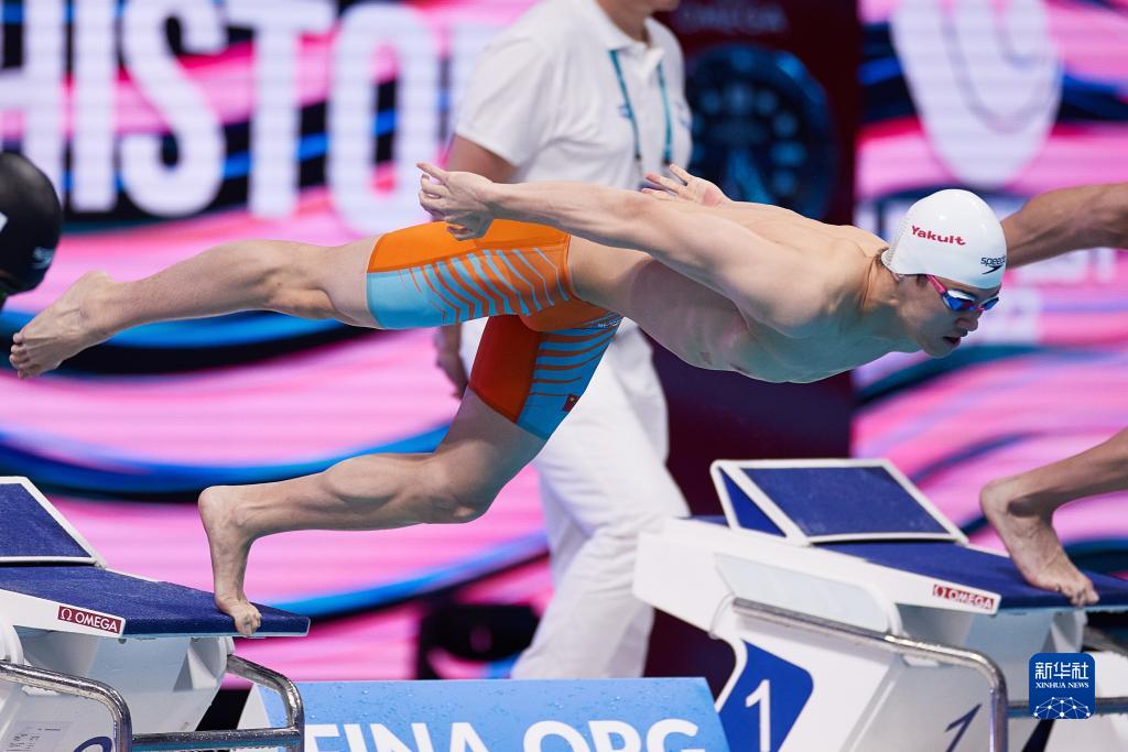 游泳——世锦赛：潘展乐获得男子100米自由泳第四名