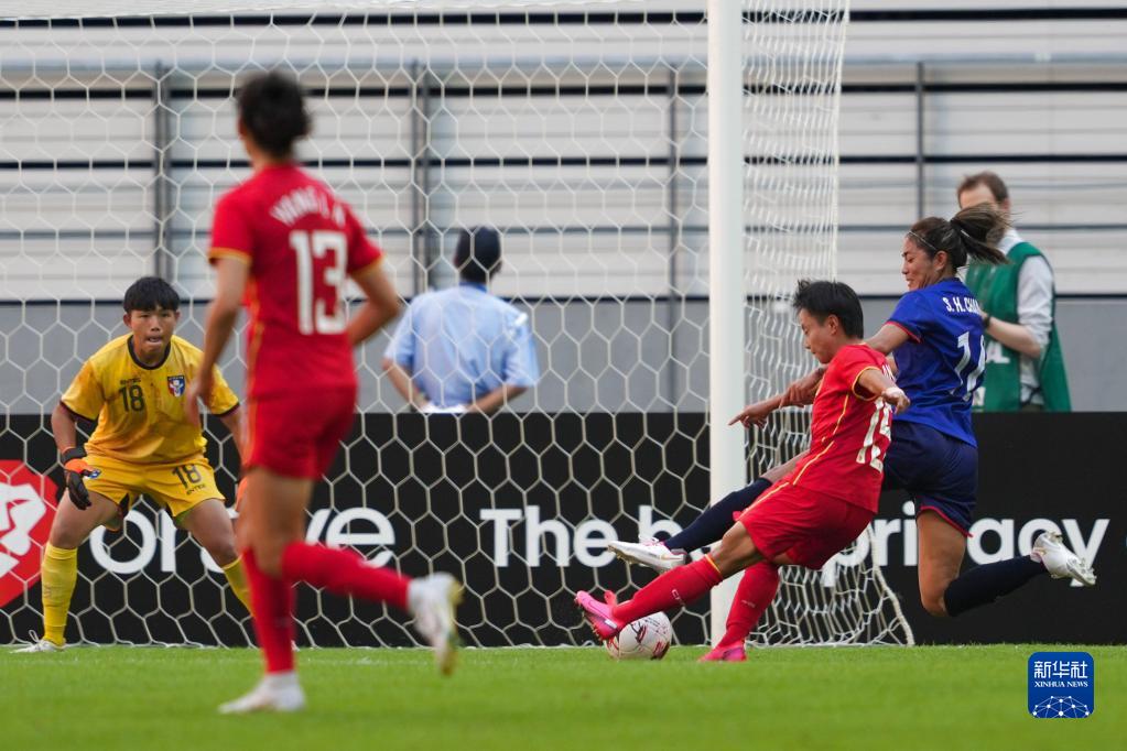 东亚杯中国女足首战告捷 2:0击败中国台北队