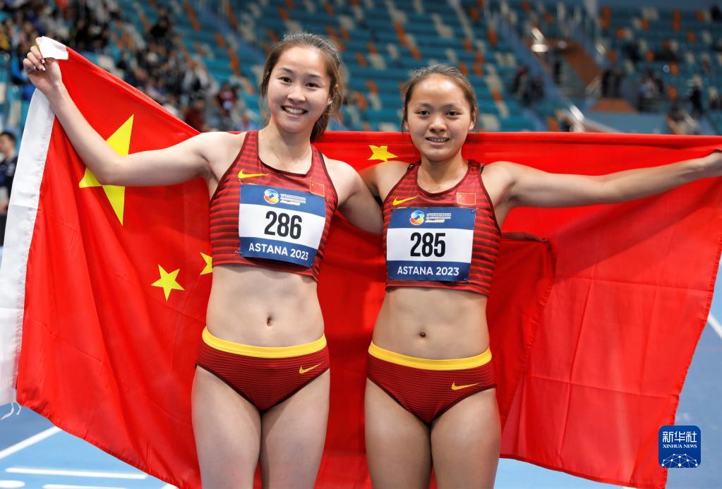田径室内亚锦赛：女子800米中国队获一金一铜