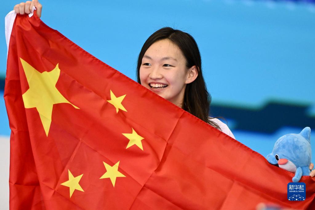 游泳世锦赛——女子1500米自由泳：李冰洁获得季军