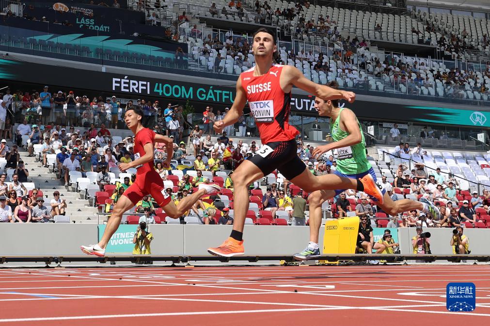 田径世锦赛——男子400米栏第一轮：谢智宇晋级半决赛